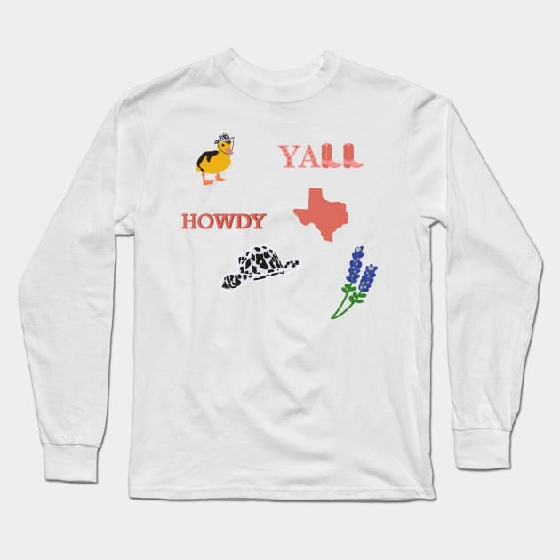 Texas starter pack Long Sleeve T-Shirt by gremoline